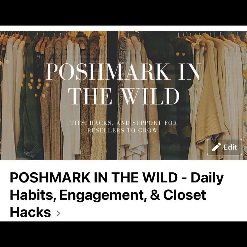You’re Invited!! Join my brand new Facebook group POSHMARK IN THE WILD 🎉🎉
